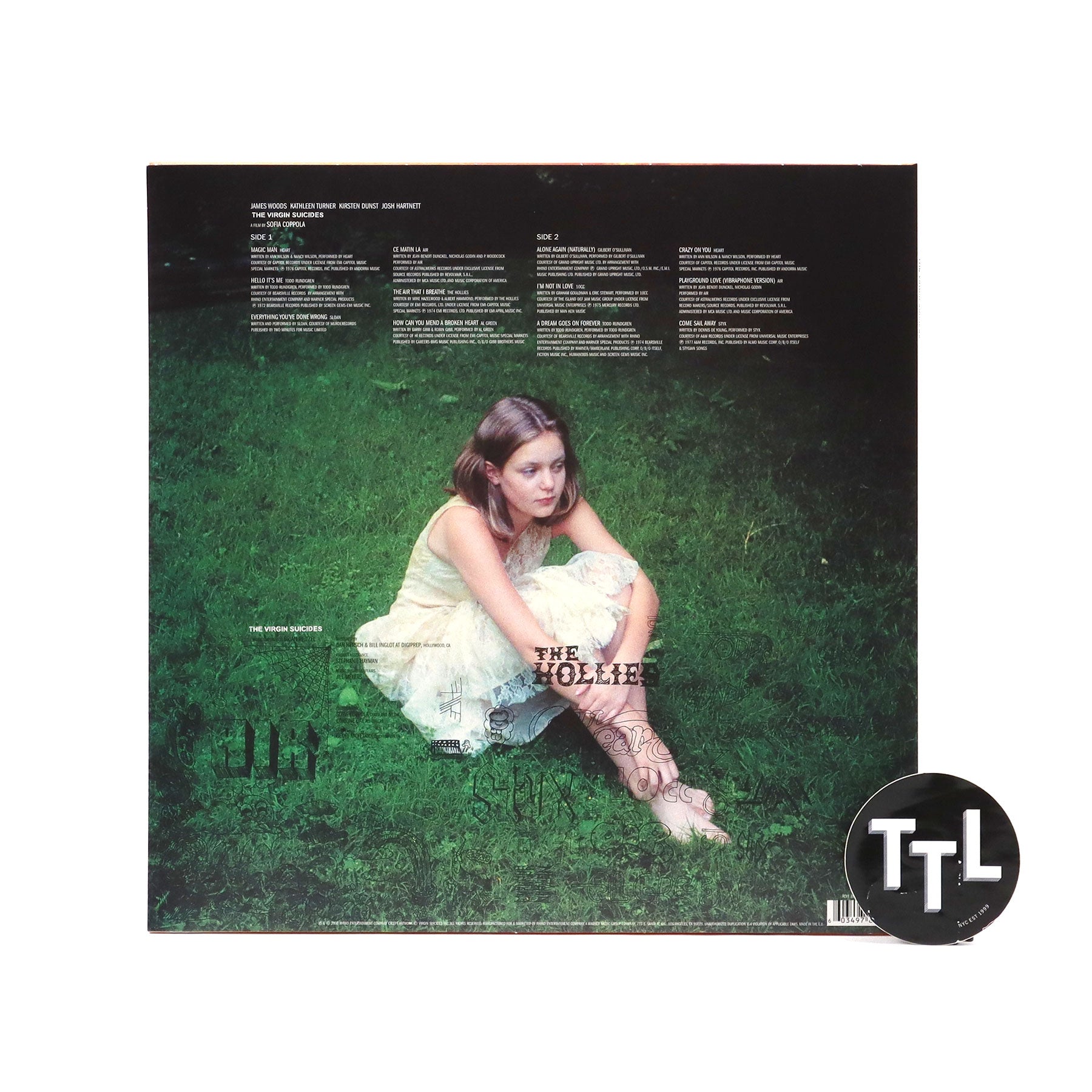 The Virgin Suicides: Soundtrack (Colored Vinyl) Vinyl LP