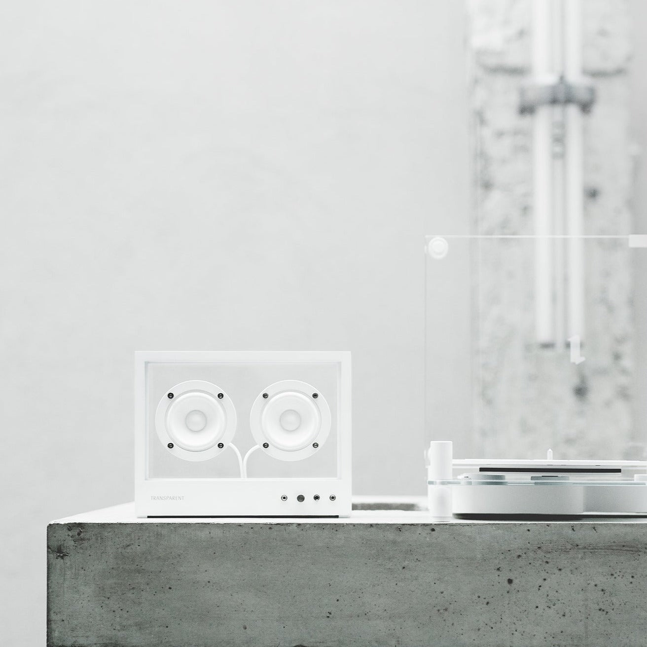 Transparent: Transparent Speaker - Small / White (STS-W