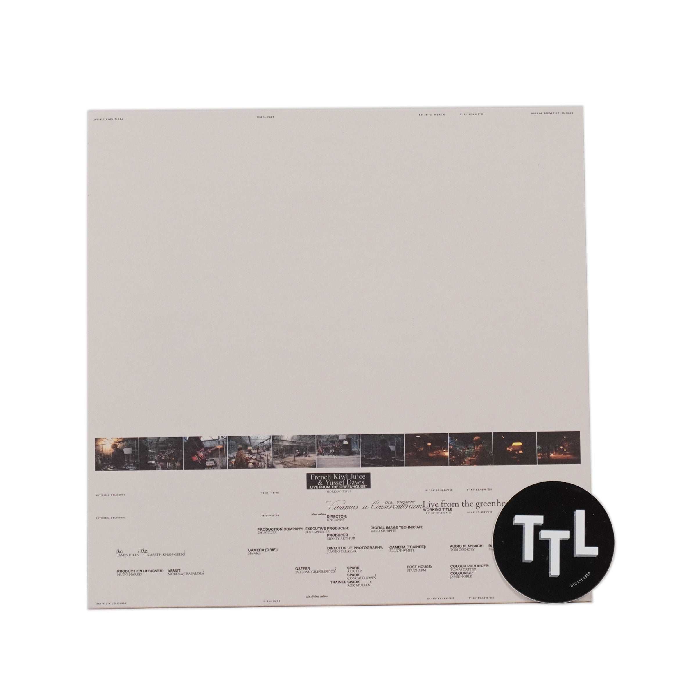 FKJ & Yussef Dayes: Live From the Greenhouse Vinyl LP