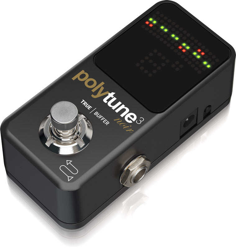 TC Electronic Polytune 3 Mini Noir | Tiny Polyphonic Tuner