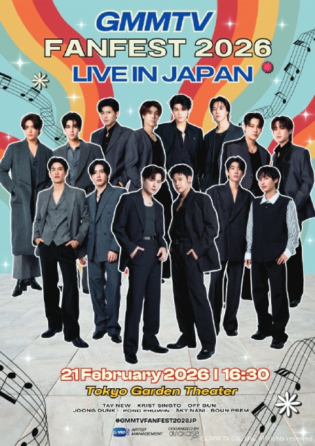 Krist＆Singto、Pond＆Phuwinらタイのスター集結。「GMMTV FANFEST