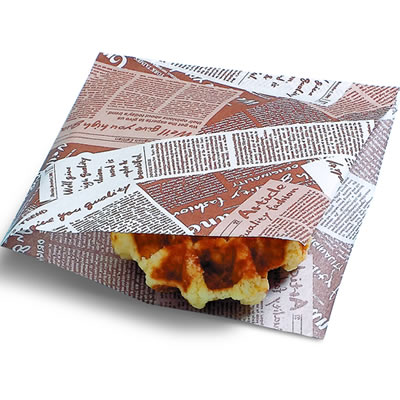 福助工業 バーガー袋 No.15 アーティクル （4000枚） 袋とシーラーの