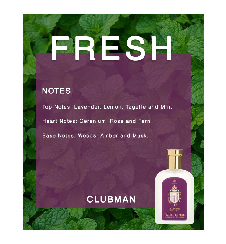 Truefitt & Hill Clubman Cologne Men's Perfume 100ml | Truefitt