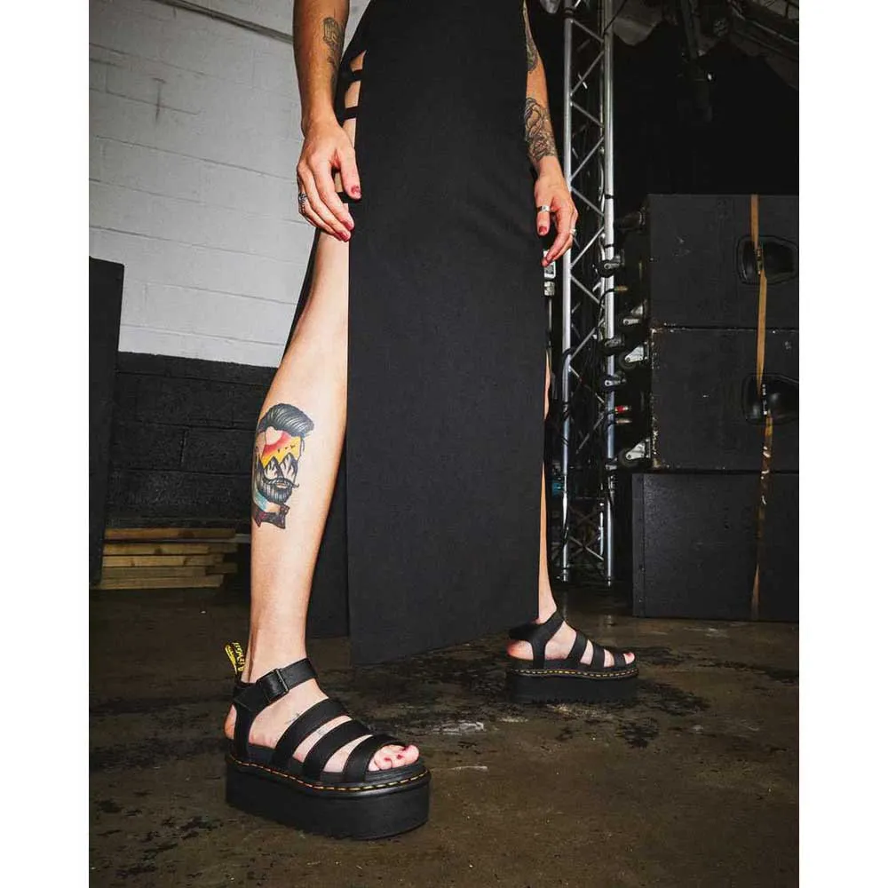 Dr martens Blaire Quad sandals Black | Dressinn