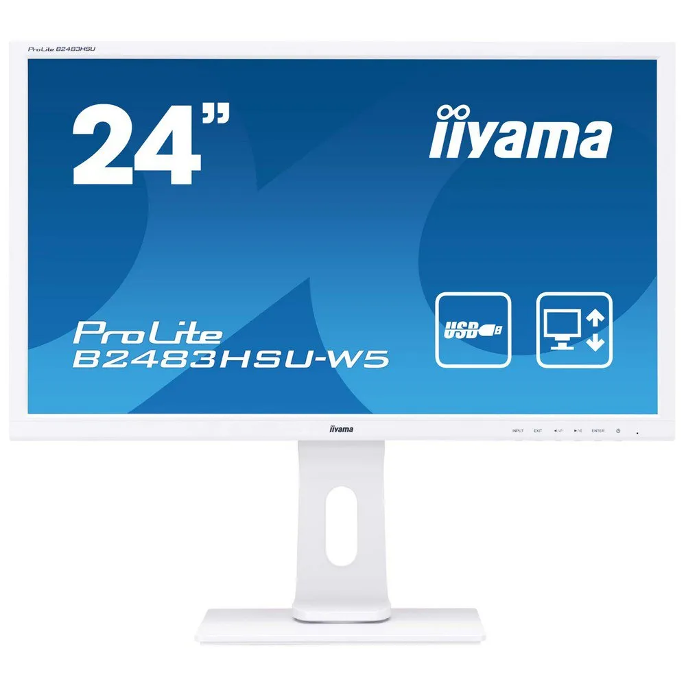 Iiyama ProLite B2483HSU-W5 24´´ Full HD LED 75Hz Monitor| Techinn