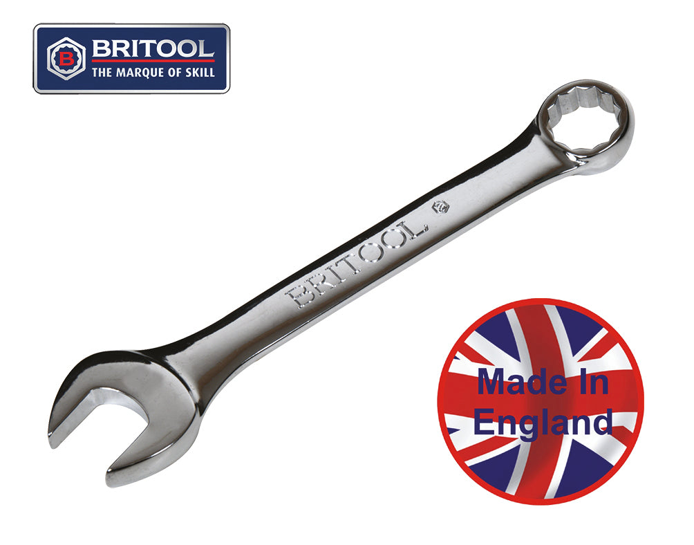 9PC ORIGINAL BRITOOL ENGLAND SHORT SERIES SPANNER SET, MADE IN THE