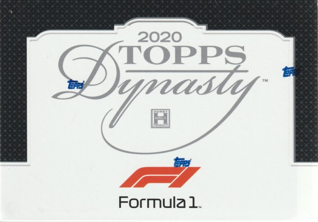 2020 TOPPS FORMULA 1 DYNASTY | Trading Card Journal