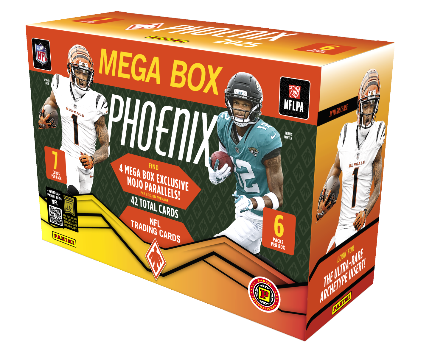 製品情報】NFL 2025 PANINI PHOENIX FOOTBALL INTERNATIONAL MEGA BOX