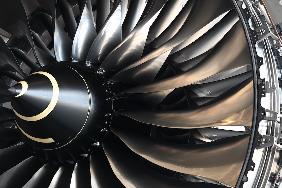 YS-11 ロールスロイスエンジン 高圧タービンブレード キーホルダー