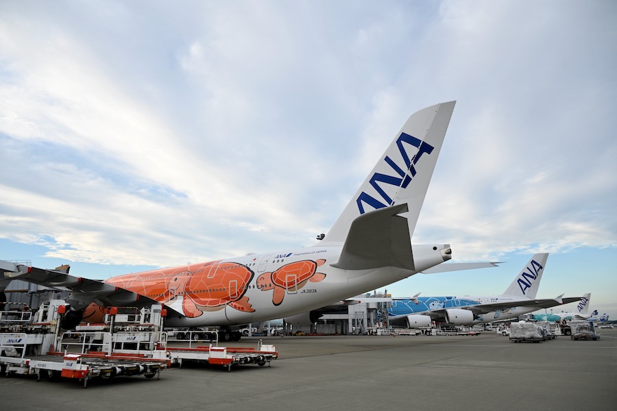 ANA オレンジ色の「FLYING HONU」3号機デビュー 受領から空白の2年経て