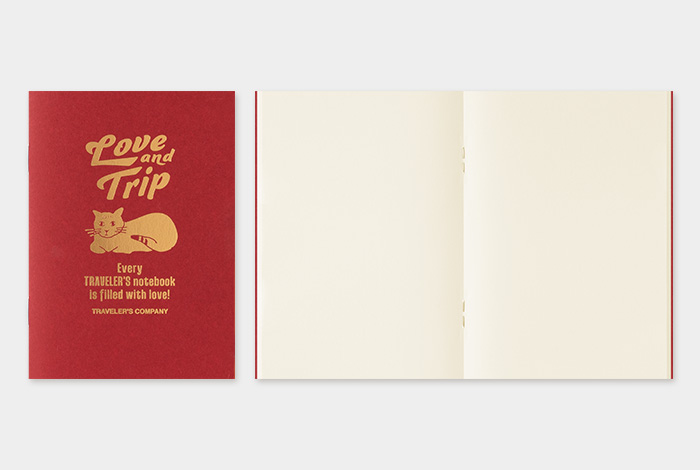 TRAVELER'S notebook Passport Size LOVE AND TRIP Red / レッド