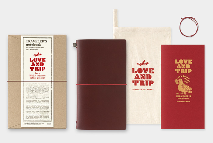 TRAVELER'S notebook LOVE AND TRIP Red / レッド | TRAVELER'S COMPANY