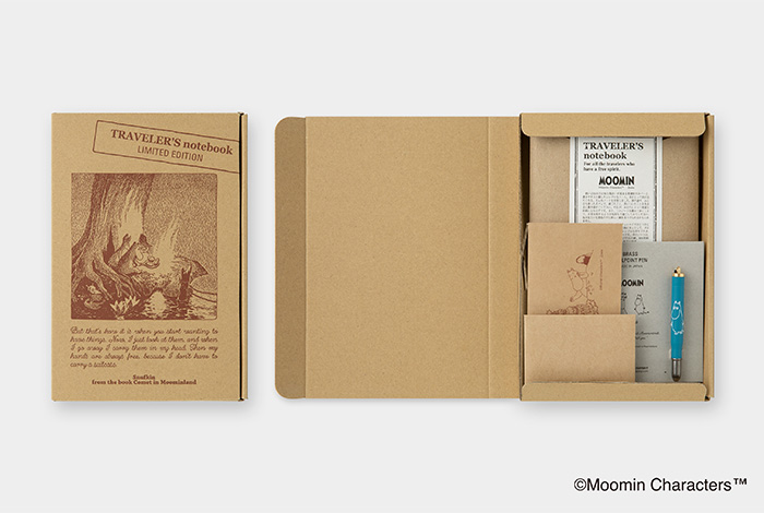 TRAVELER'S notebook Limited Set MOOMIN from the book Comet in