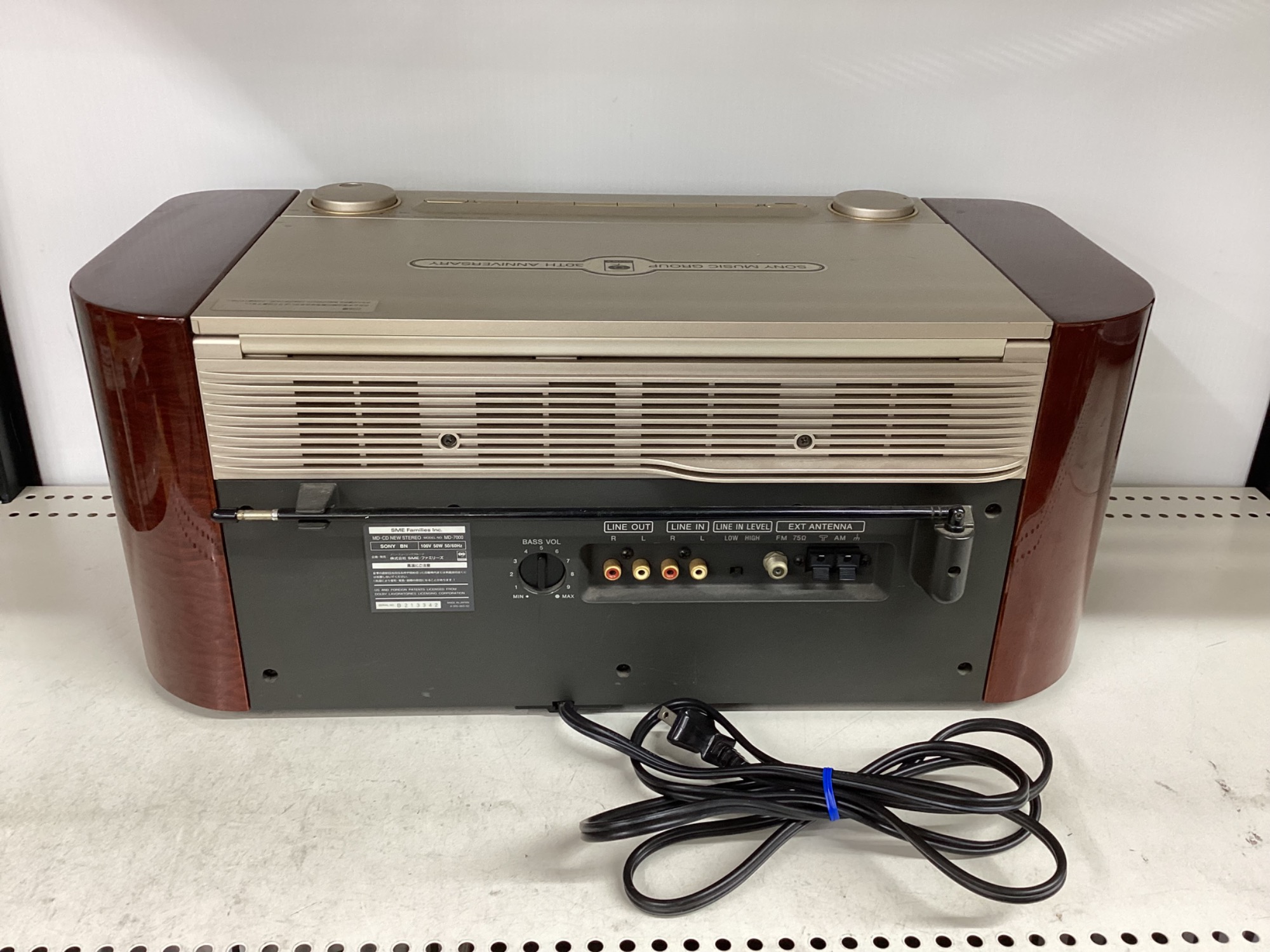 ソニーMD-7000 CELEBRITY Ⅱ 30th CDMD ジャンク品 ジャンク Sony