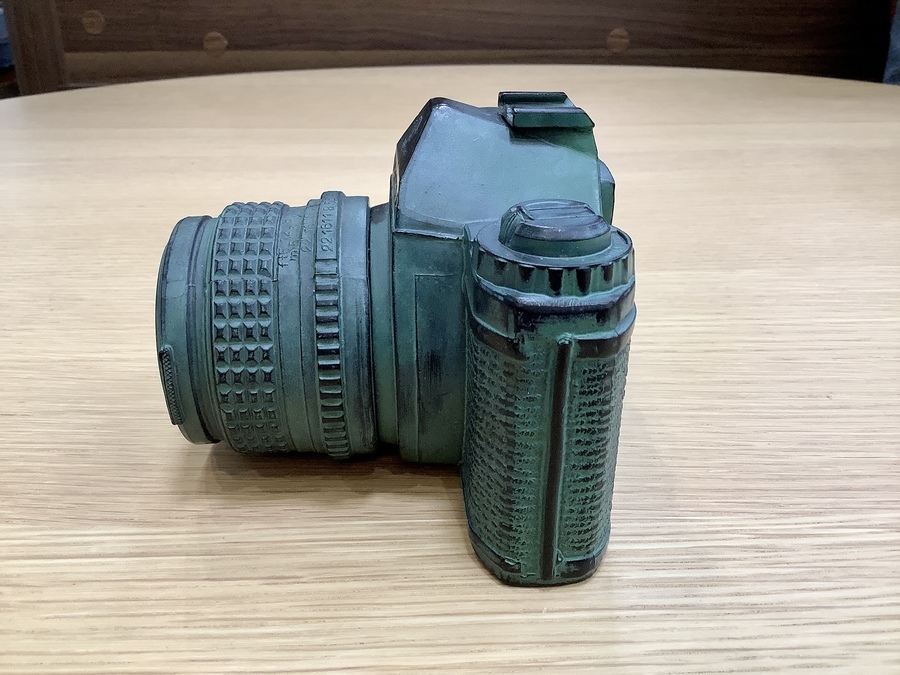 PENTAX(ペンタックス)鋳物カメラ型貯金箱 ヨドバシカメラ西口贈呈品 が