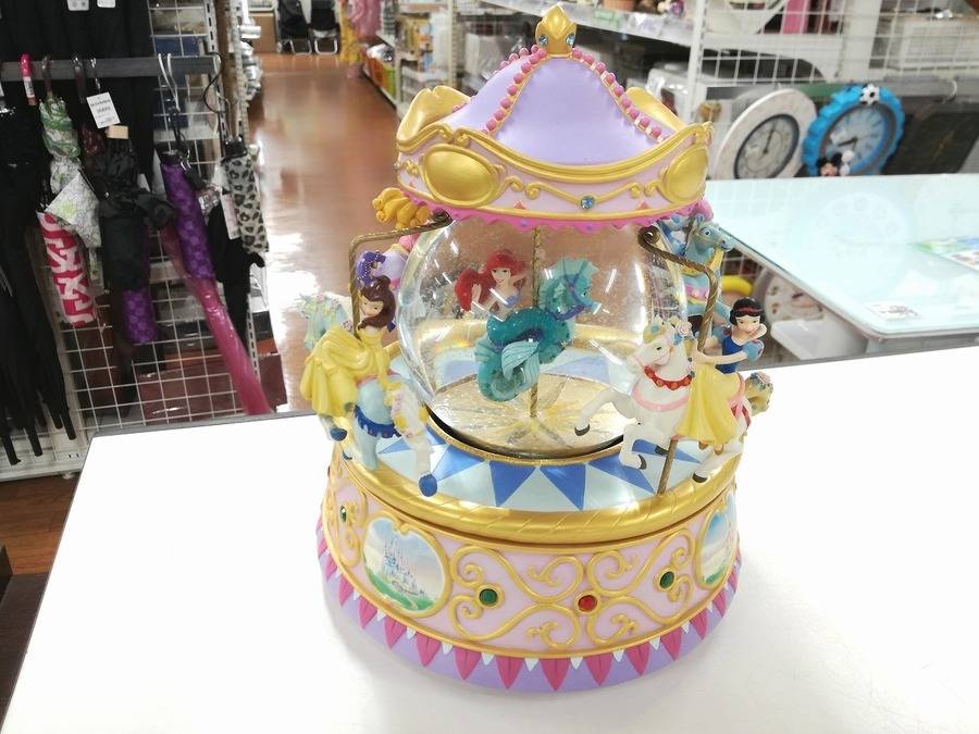 ディズニープリンセス達のスノーグローブオルゴールが入荷！【上板橋店