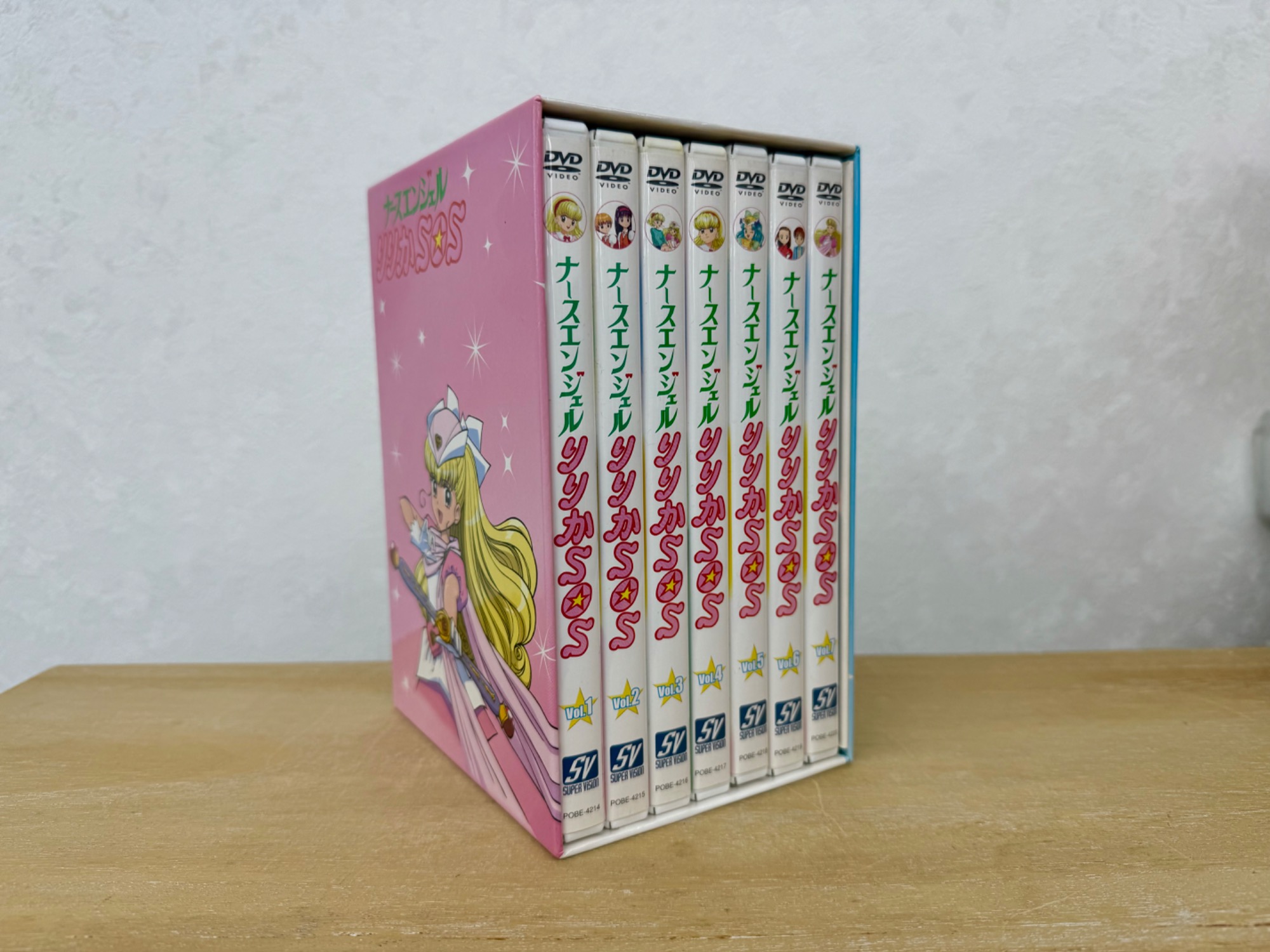 レトロアニメ好き必見！！ナースエンジェルりりかSOS DVD7巻セット新