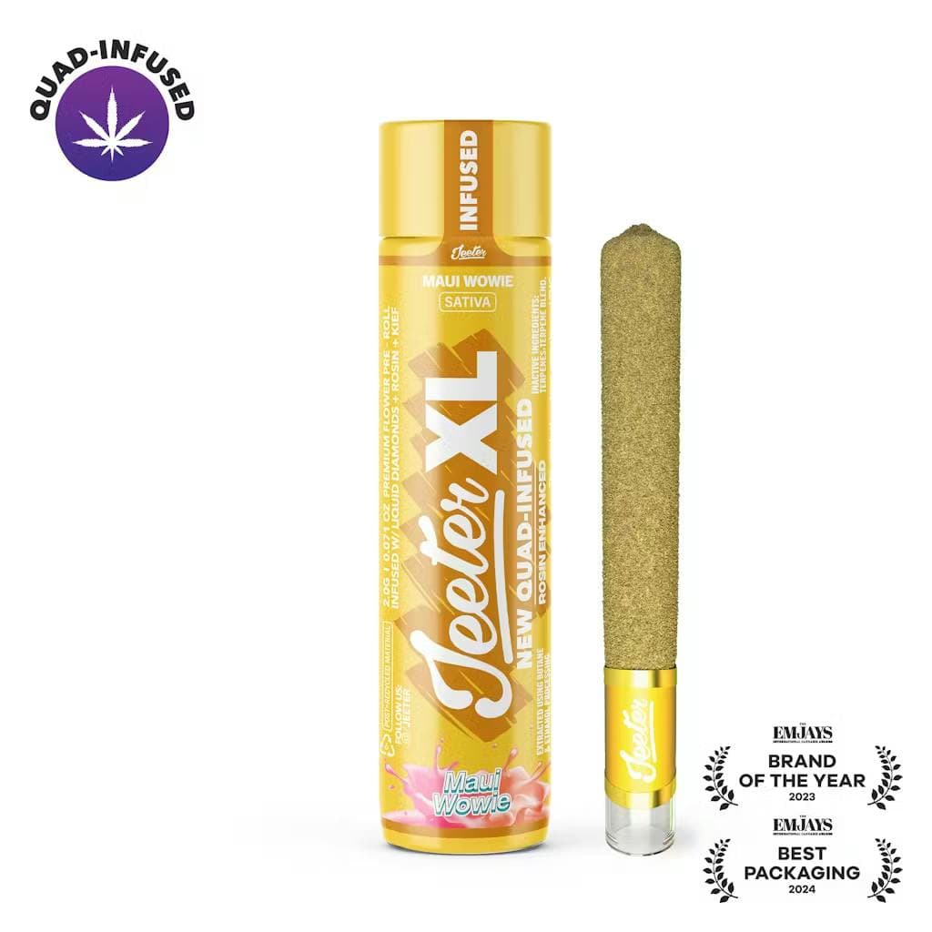 Maui Wowie • Quad Infused XL Pre-Roll • 2g by Jeeter | Buy Online