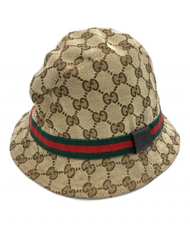 中古・古着通販】GUCCI (グッチ) バケットハット ベージュ｜ブランド