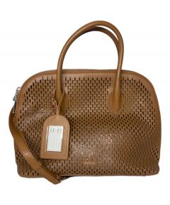 中古・古着通販】FILL THE BILL (フィルザビル) レザー巾着バッグ