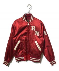 中古・古着通販】LEFLAH (レフラー) レザー切替スタジャン ブラック