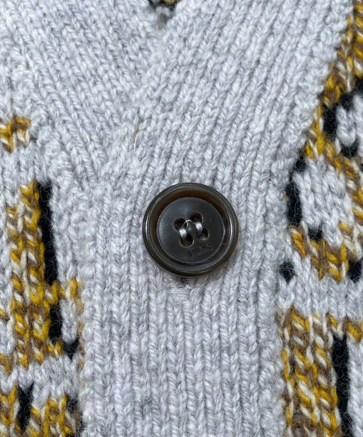 中古・古着通販】Dior (ディオール) オブリーク総柄カーディガン