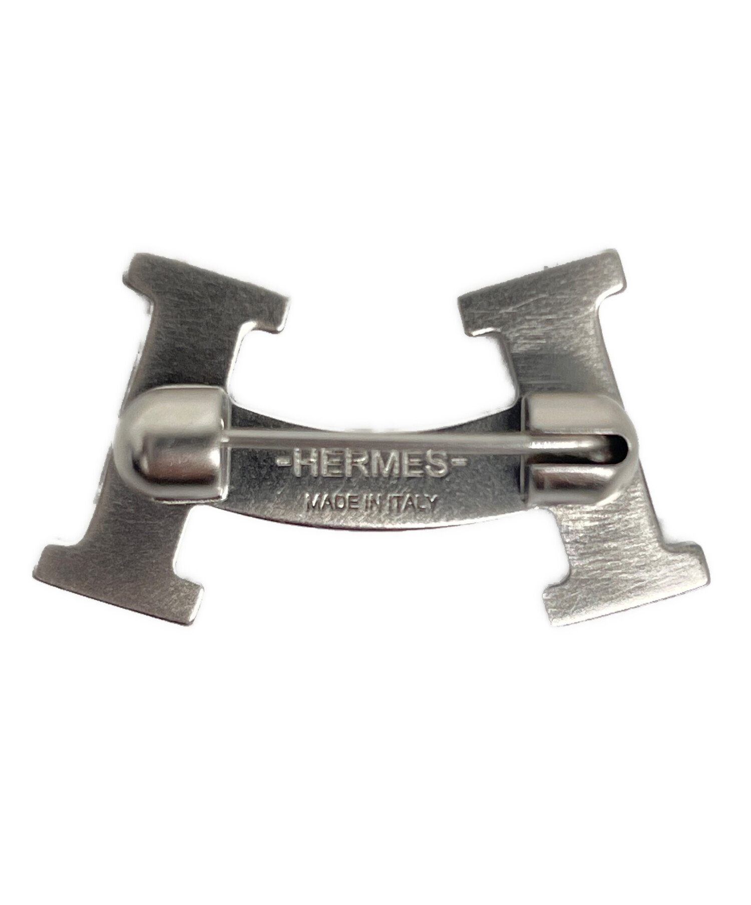 中古・古着通販】HERMES (エルメス) スマイル ブローチ シルバー