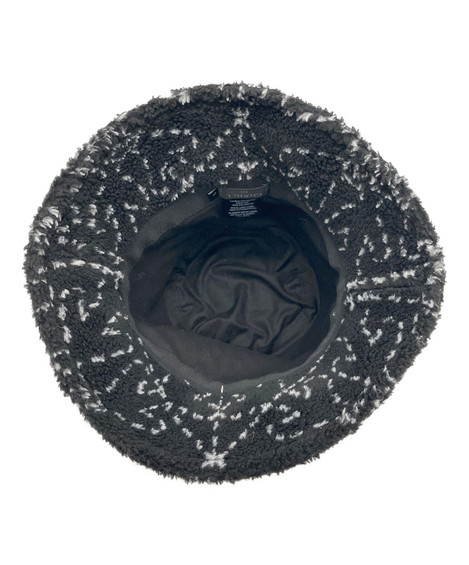 中古・古着通販】CHANEL (シャネル) CC Logo Bucket Hat Black/ココ