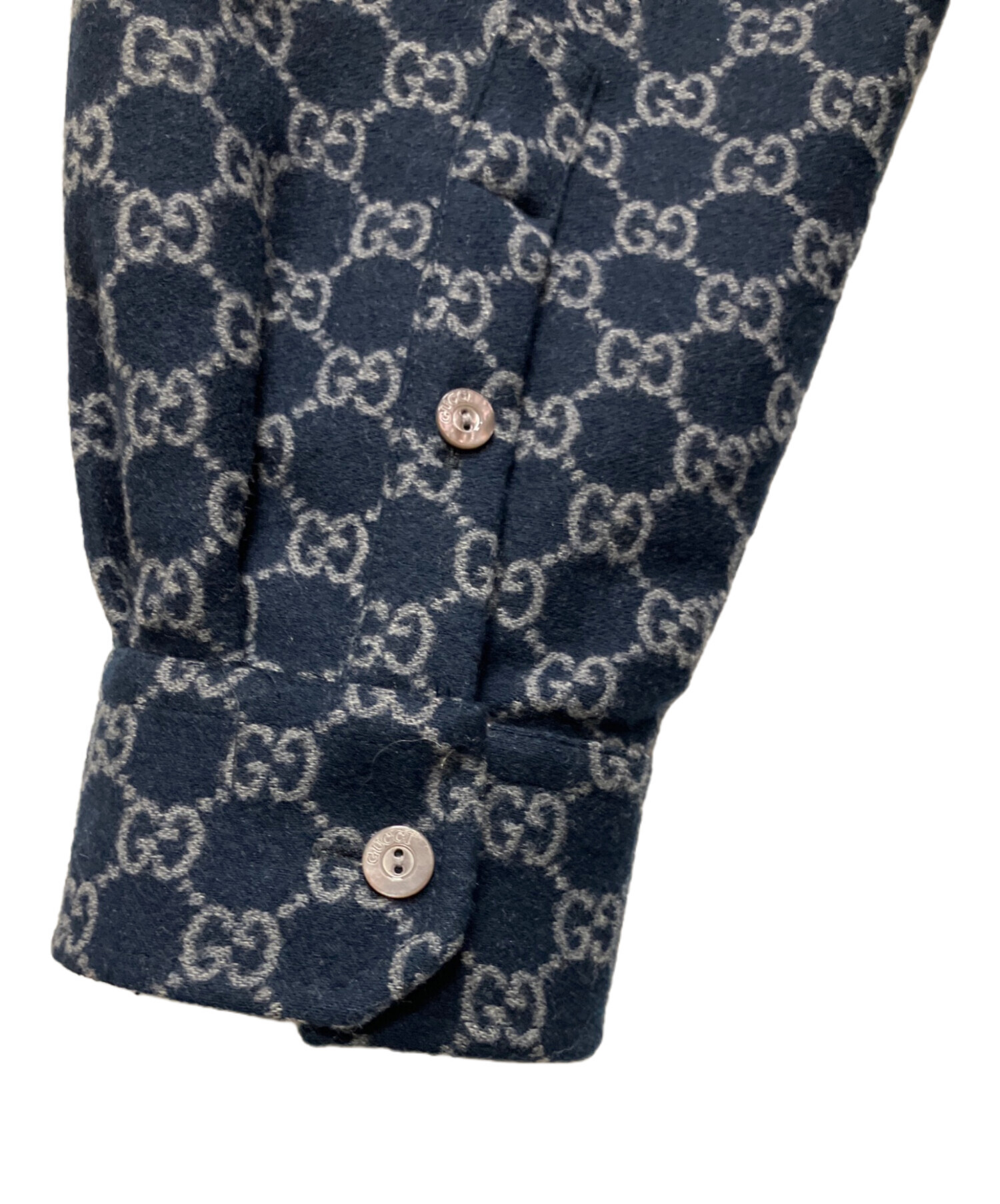 中古・古着通販】GUCCI (グッチ) 25AW GG Brushed Flannel Shirt(GG