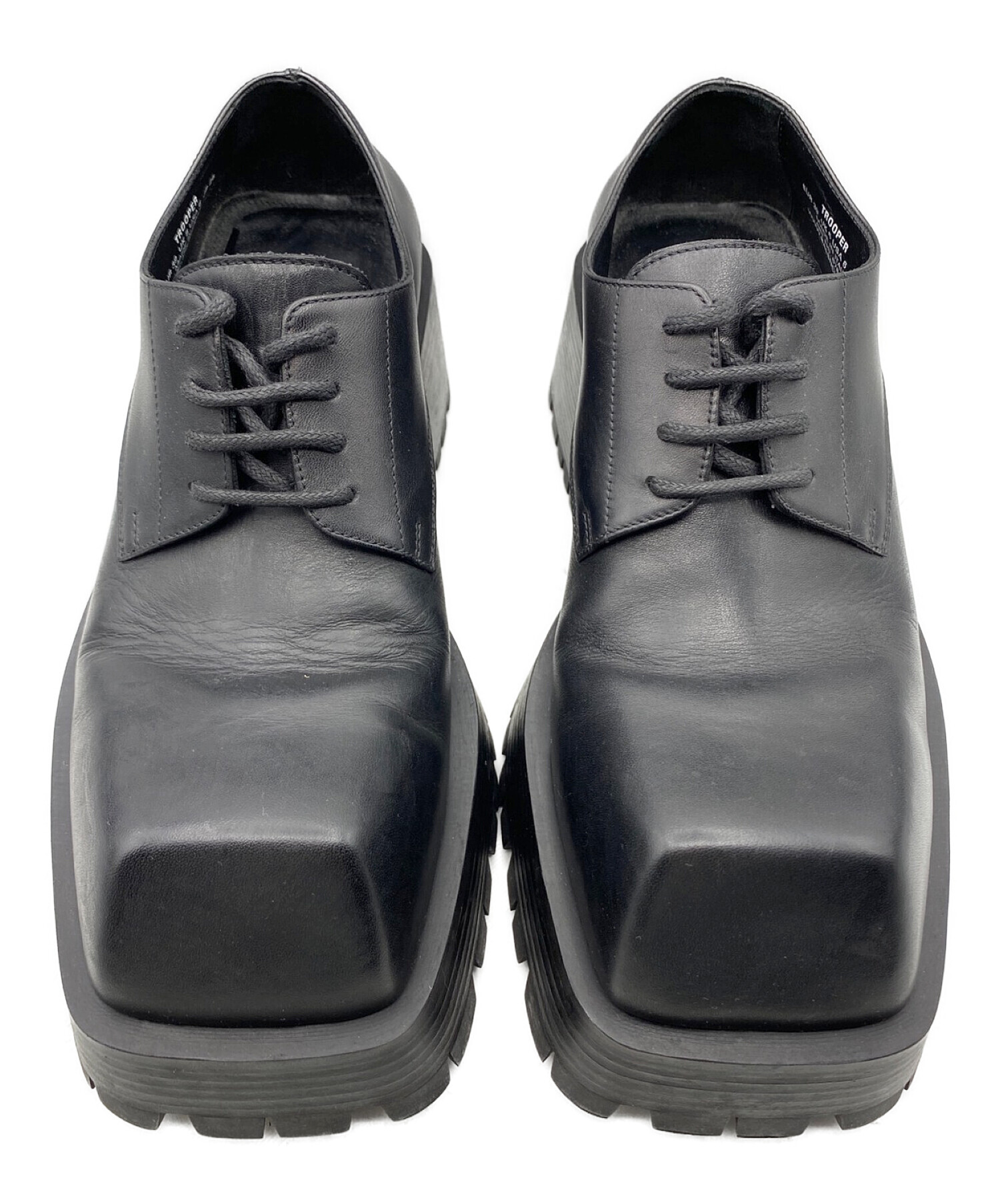 中古・古着通販】BALENCIAGA (バレンシアガ) TROOPER ブラック サイズ