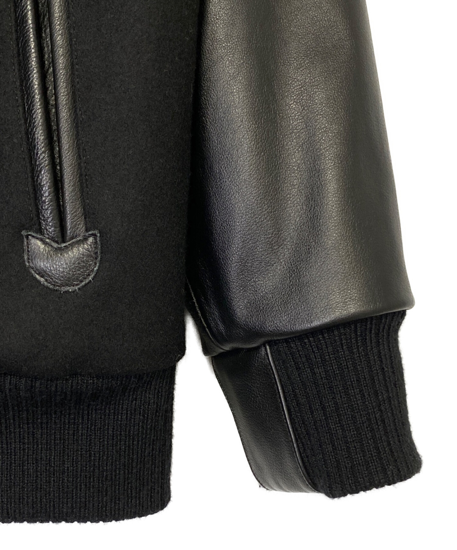 中古・古着通販】FAT (エフエーティー) スタジャン ブラック サイズ