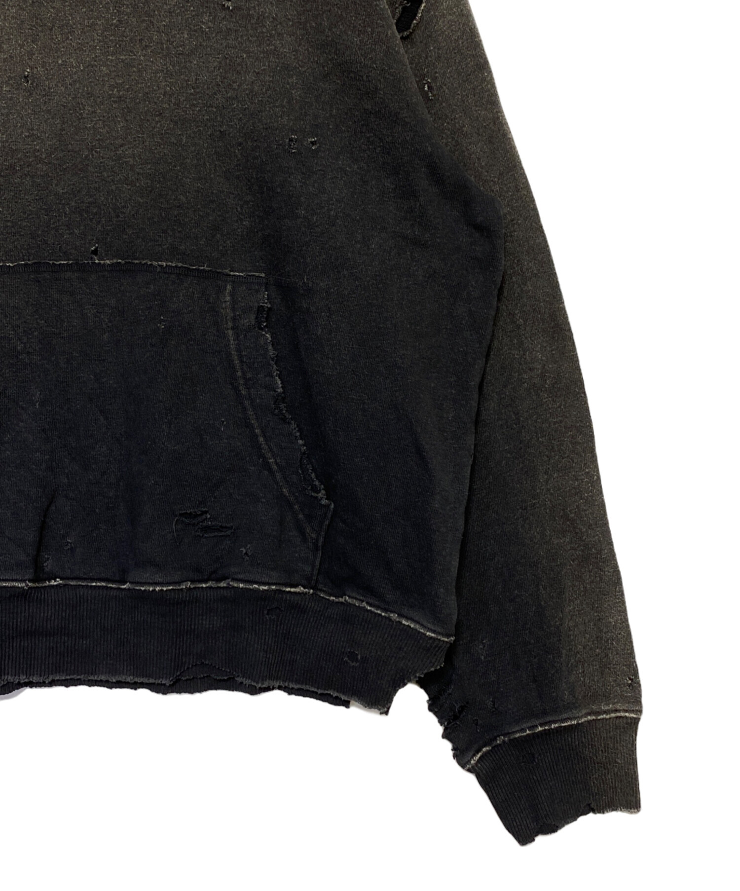 中古・古着通販】KAPITAL (キャピタル) 裏毛 スリラーダメージフード