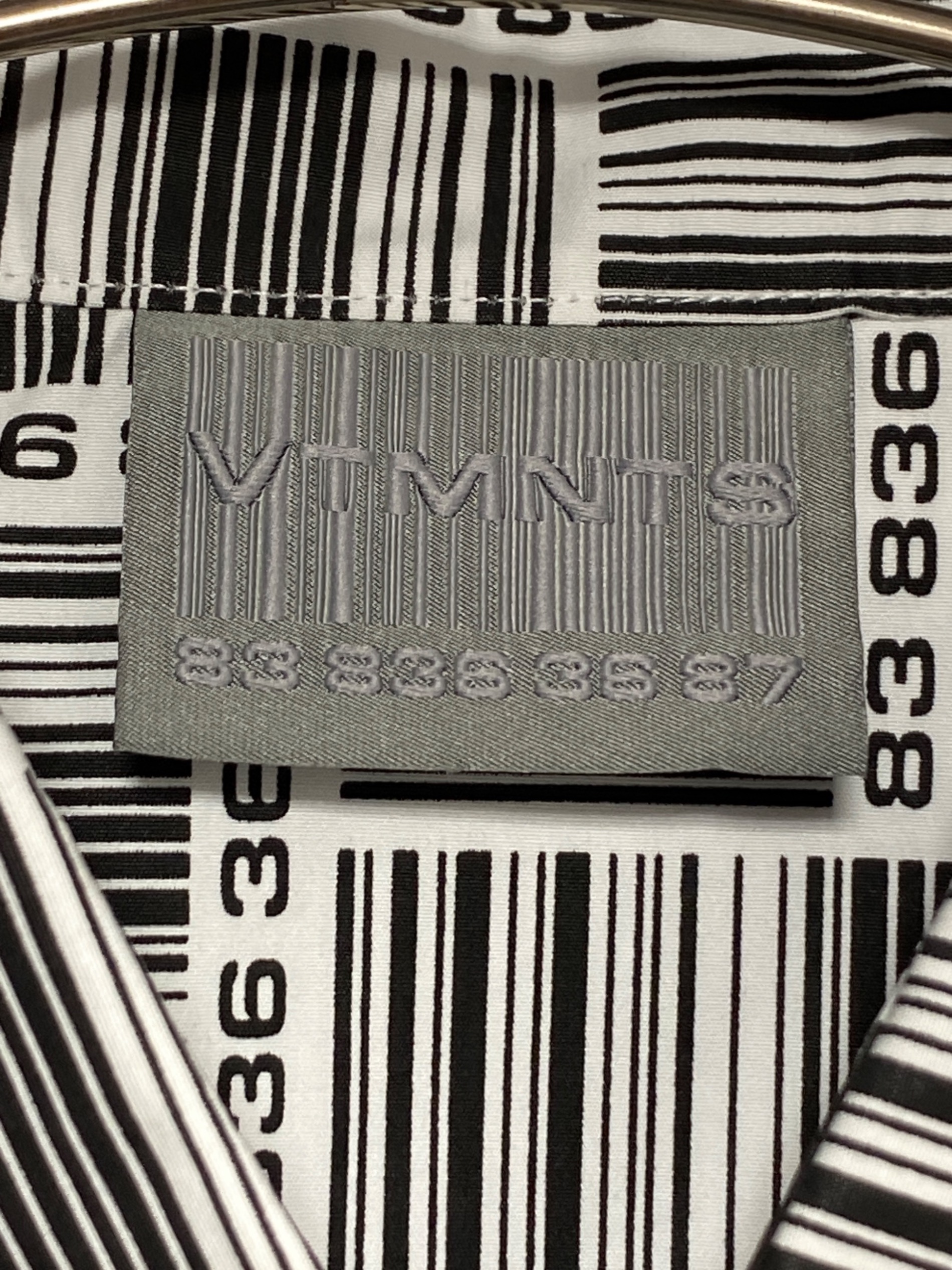 中古・古着通販】VETEMENTS (ヴェトモン) BARCODE MONOGRAM SHIRT