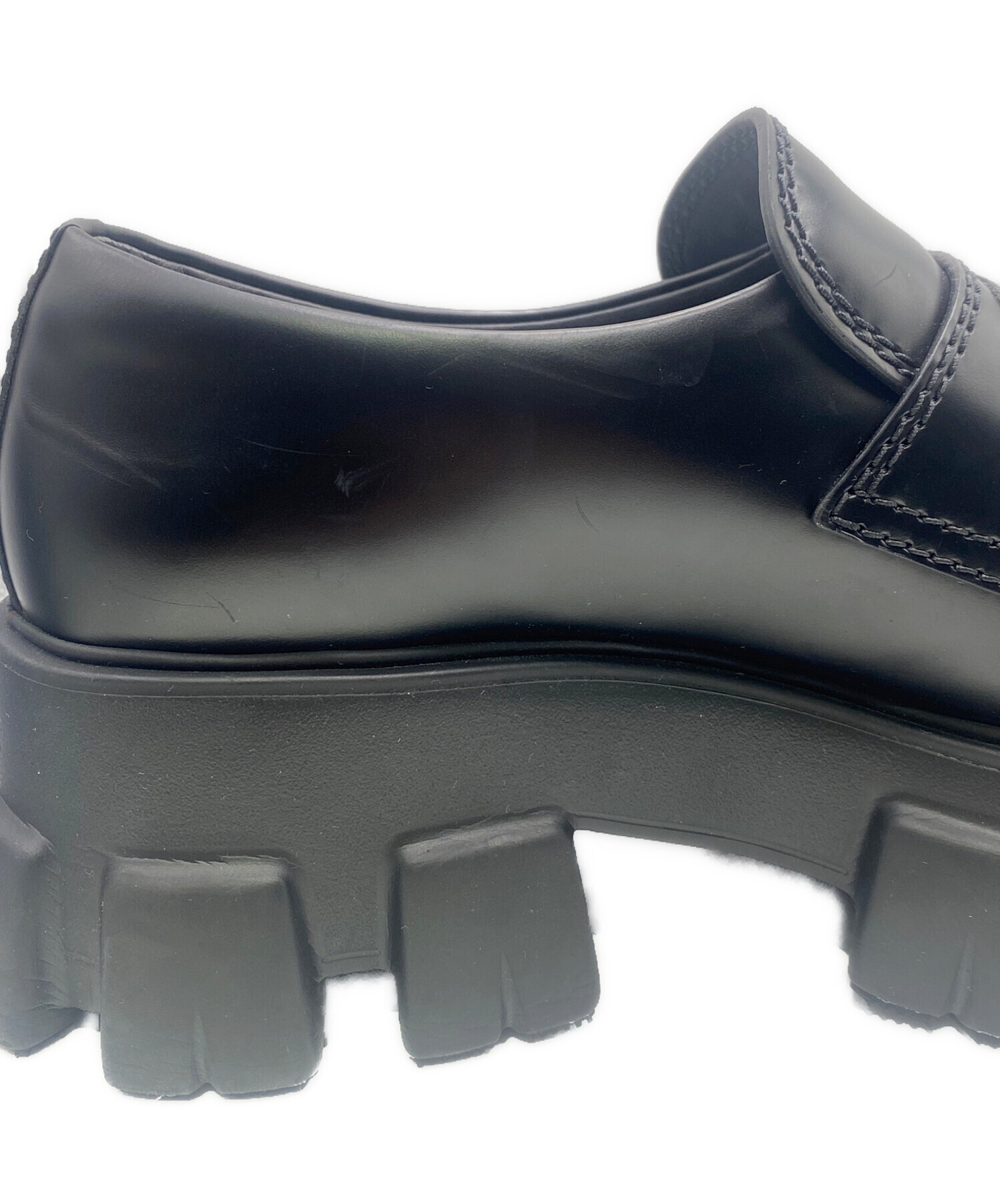 中古・古着通販】PRADA (プラダ) モノリス ブラッシュドレザー