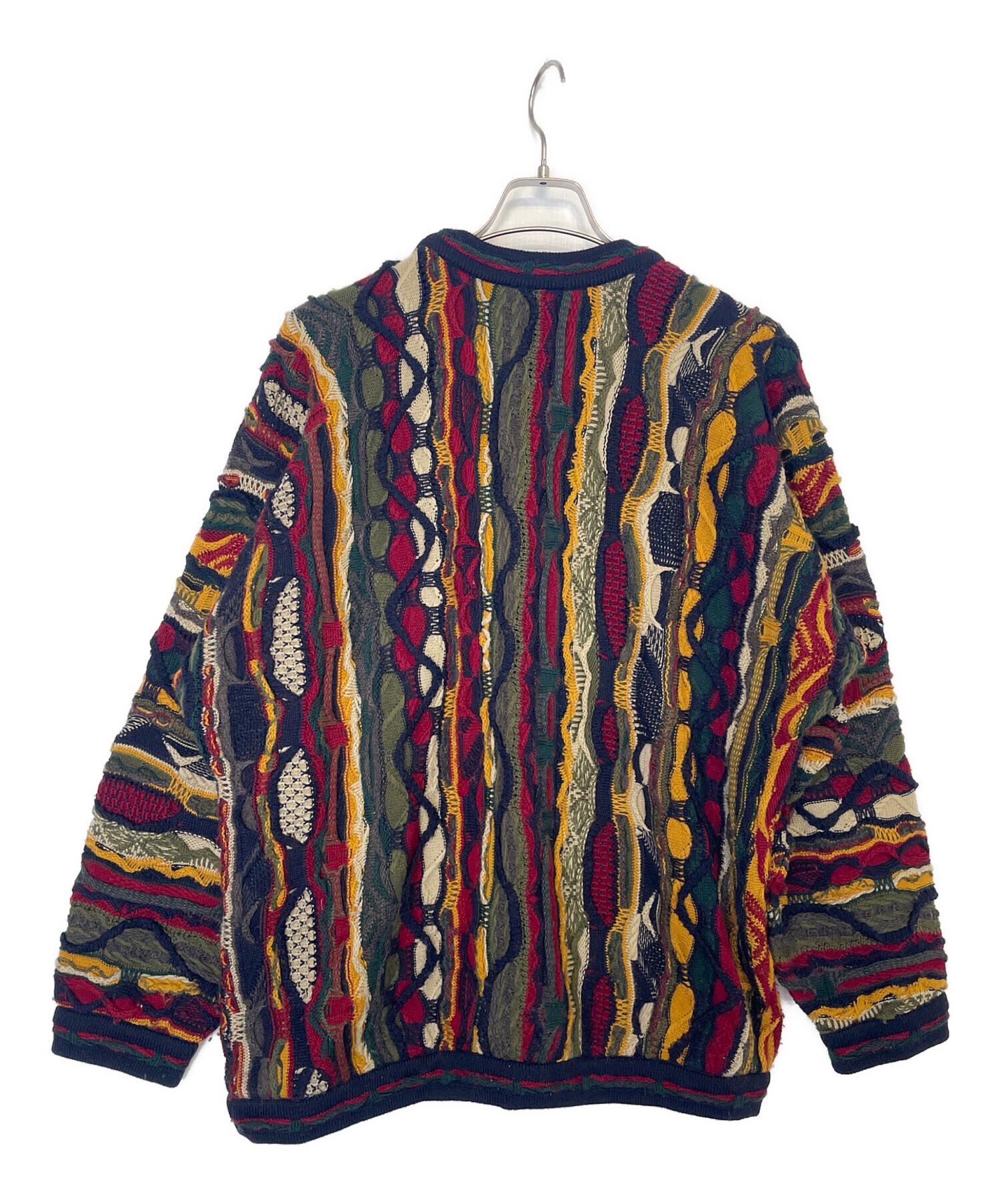 中古・古着通販】Coogi (クージー) 3D厚手ニット マルチカラー サイズ