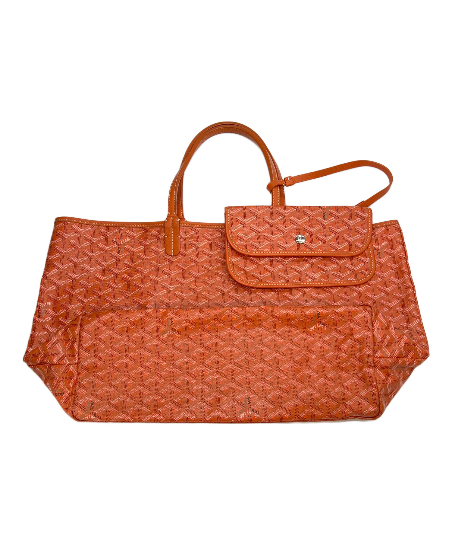 中古・古着通販】GOYARD (ゴヤール) トートバッグ オレンジ｜ブランド