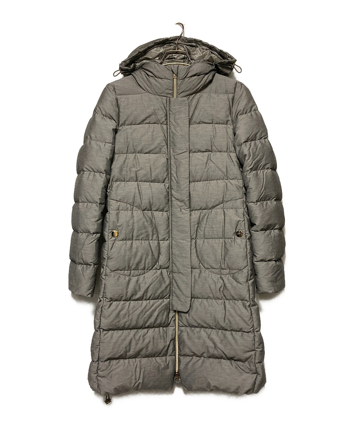 中古・古着通販】HERNO (ヘルノ) ダウンコート グレー サイズ:42