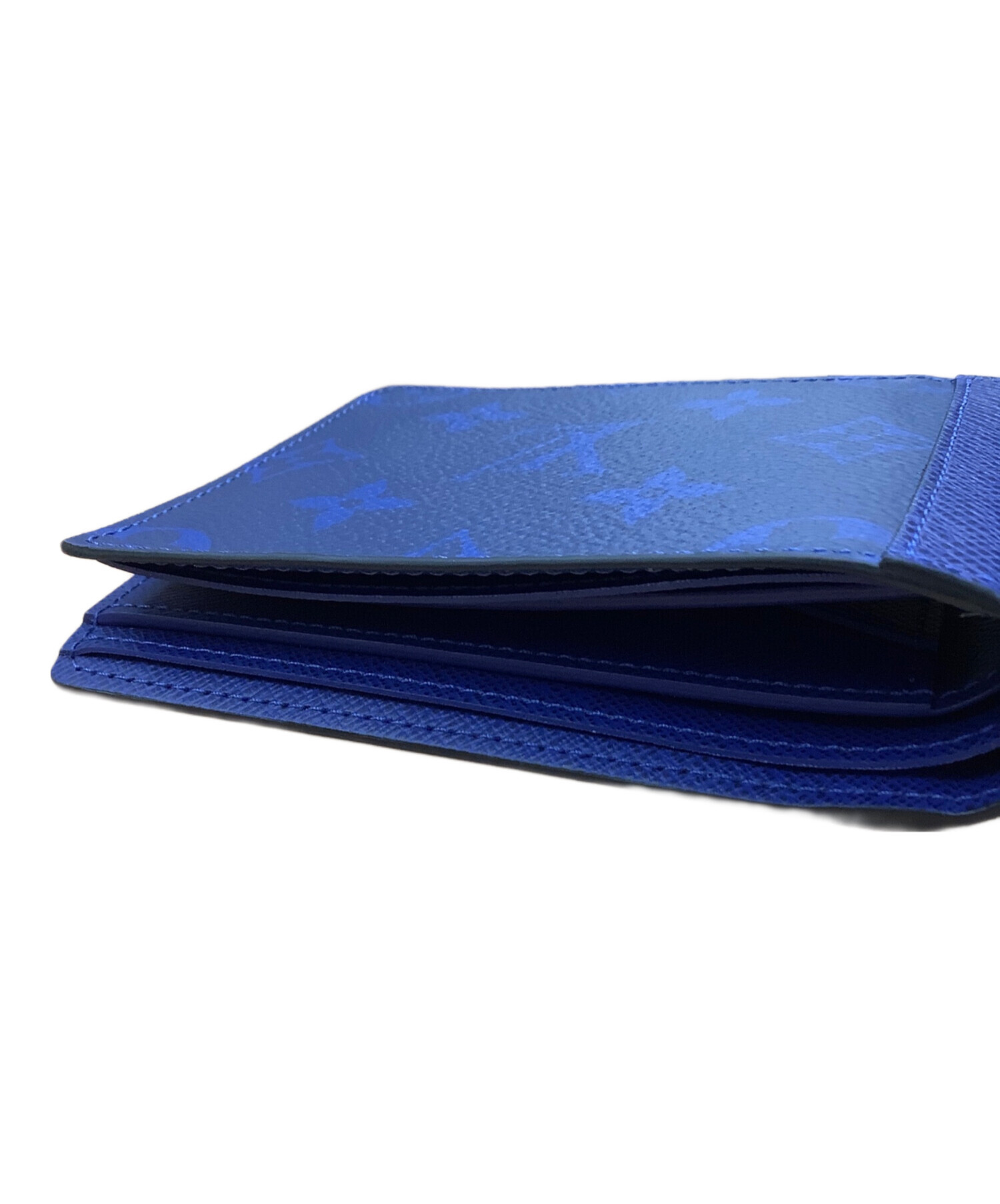 中古・古着通販】LOUIS VUITTON (ルイ ヴィトン) 2つ折り財布 ネイビー