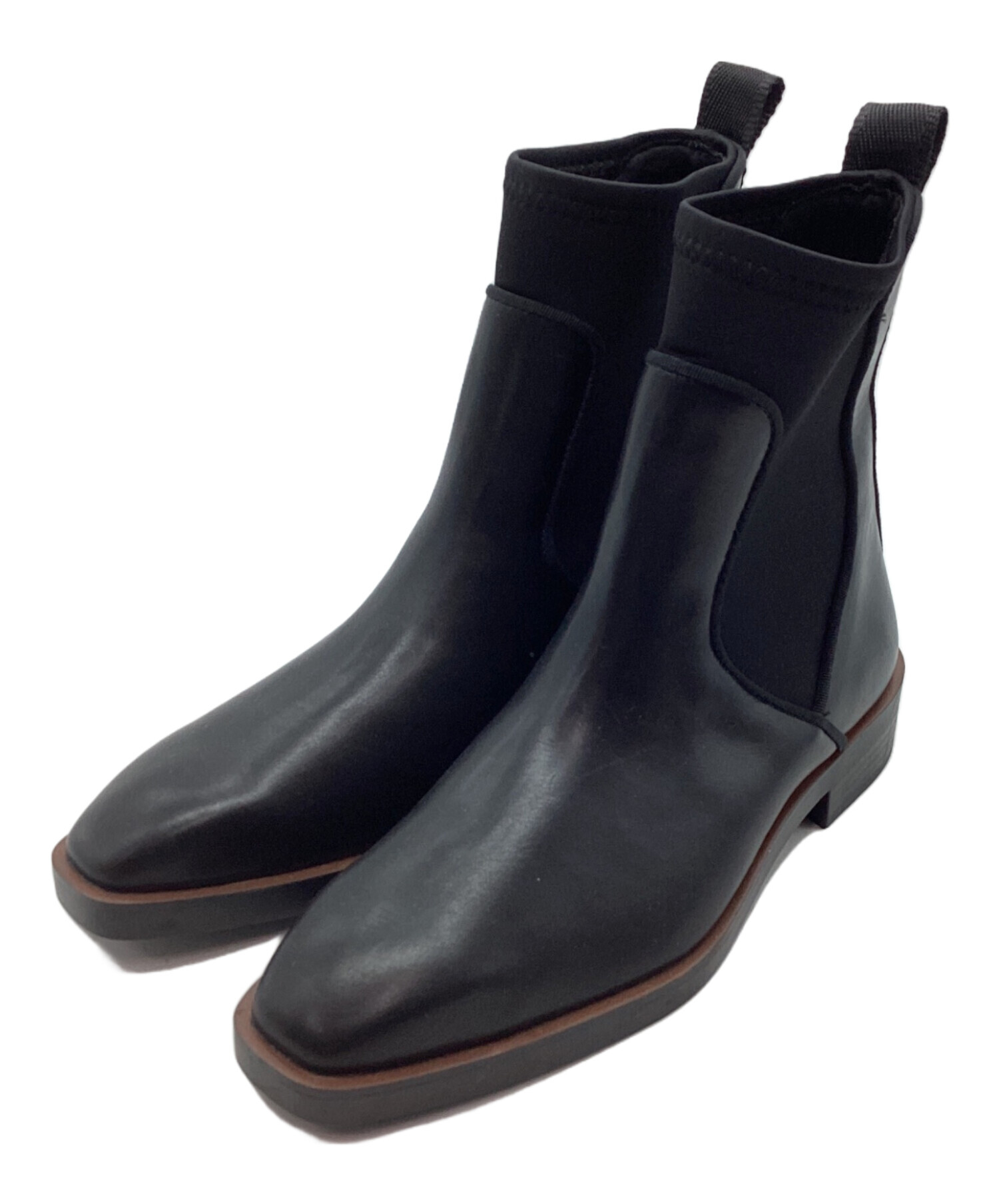 中古・古着通販】ZARA (ザラ) サイドゴアブーツ ブラック サイズ:24