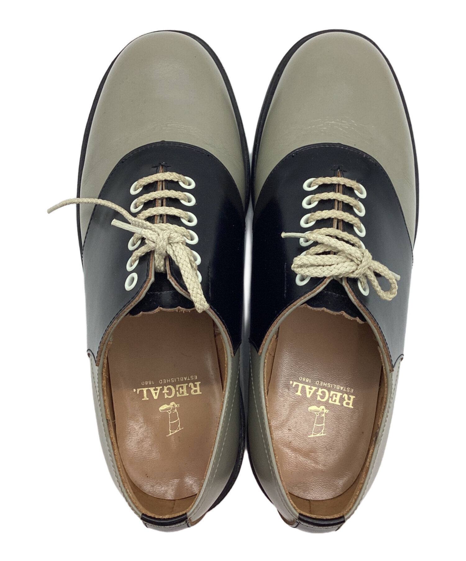 中古・古着通販】REGAL (リーガル) サドルシューズ グレー×ブラック