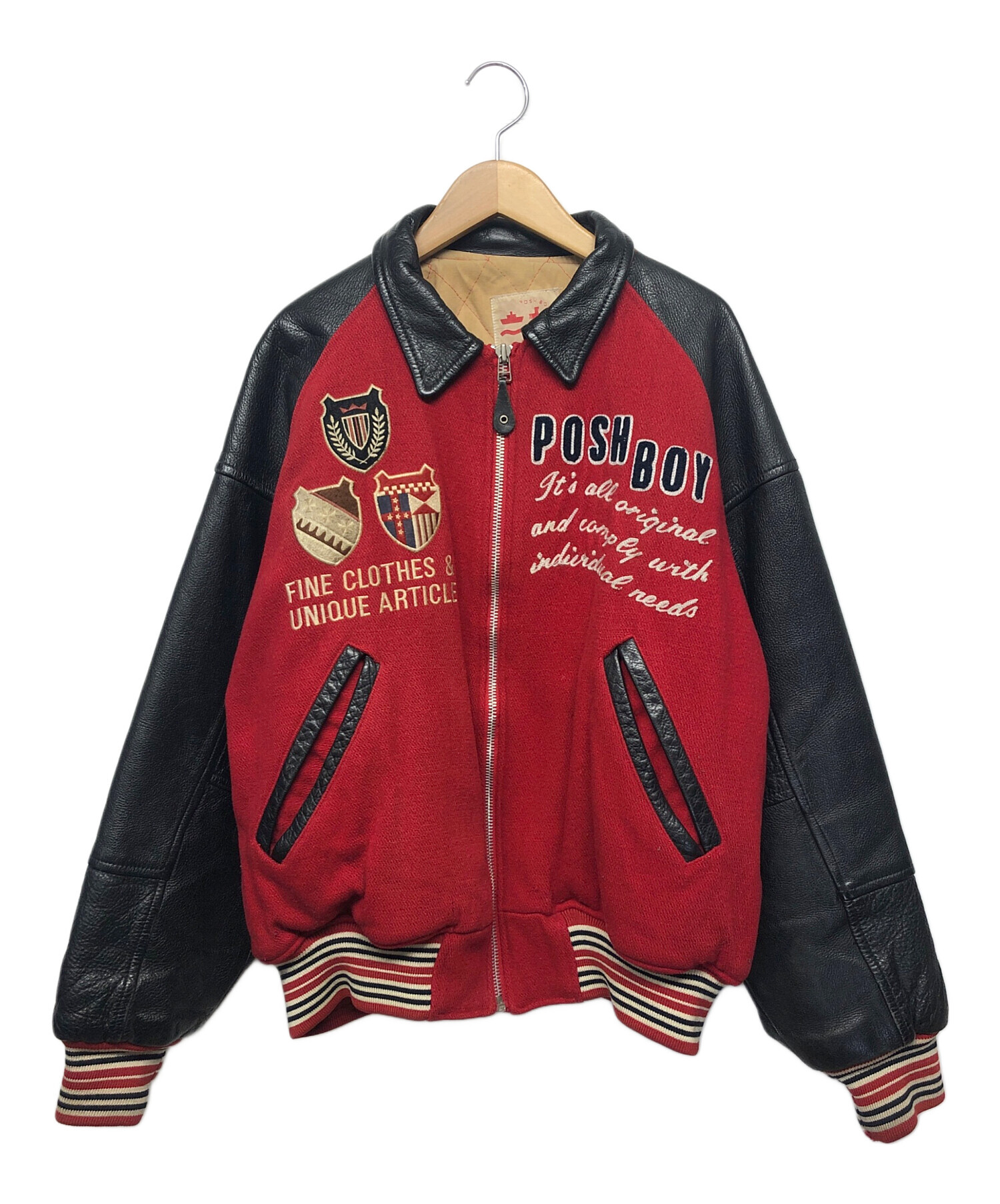 中古・古着通販】POSH BOY (ポッシュボーイ) レザースタジャン