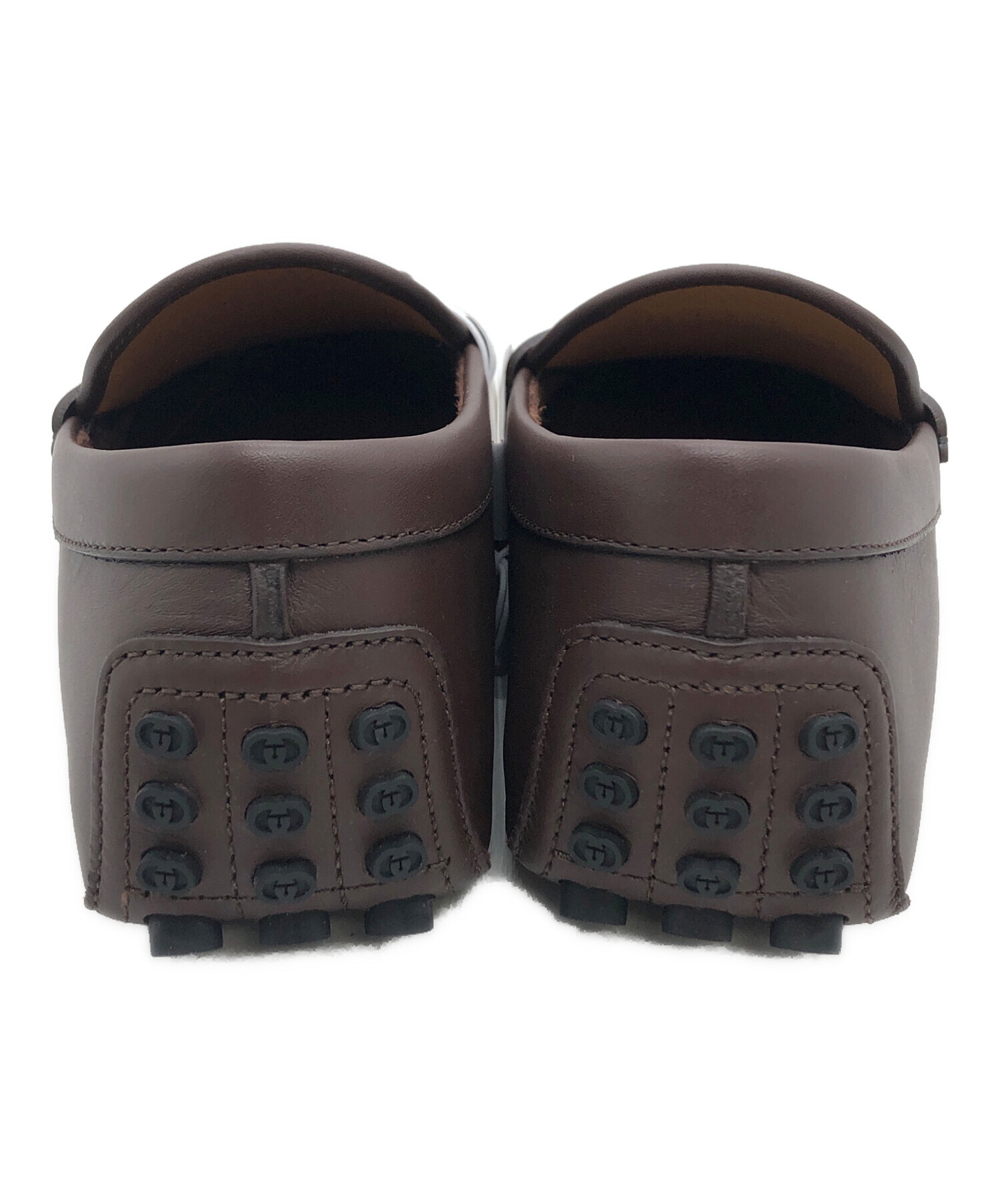 中古・古着通販】GUCCI (グッチ) ドライビングシューズ ブラウン
