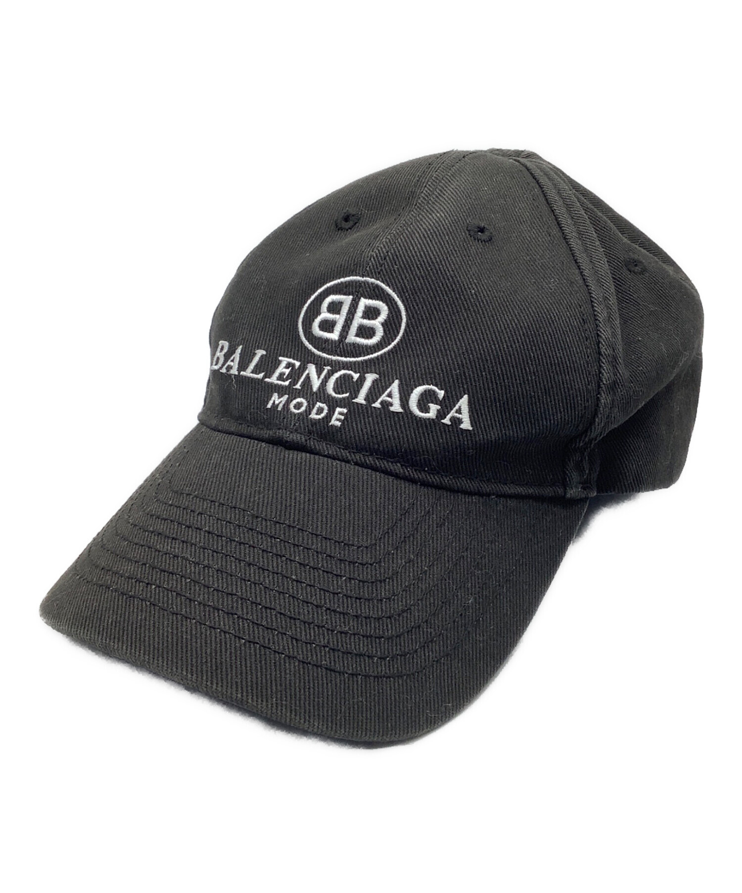中古・古着通販】BALENCIAGA (バレンシアガ) キャップ ブラック サイズ
