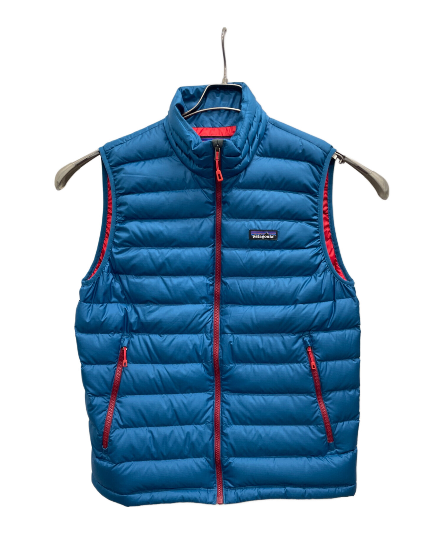 中古・古着通販】Patagonia (パタゴニア) ダウンベスト ブルー サイズ
