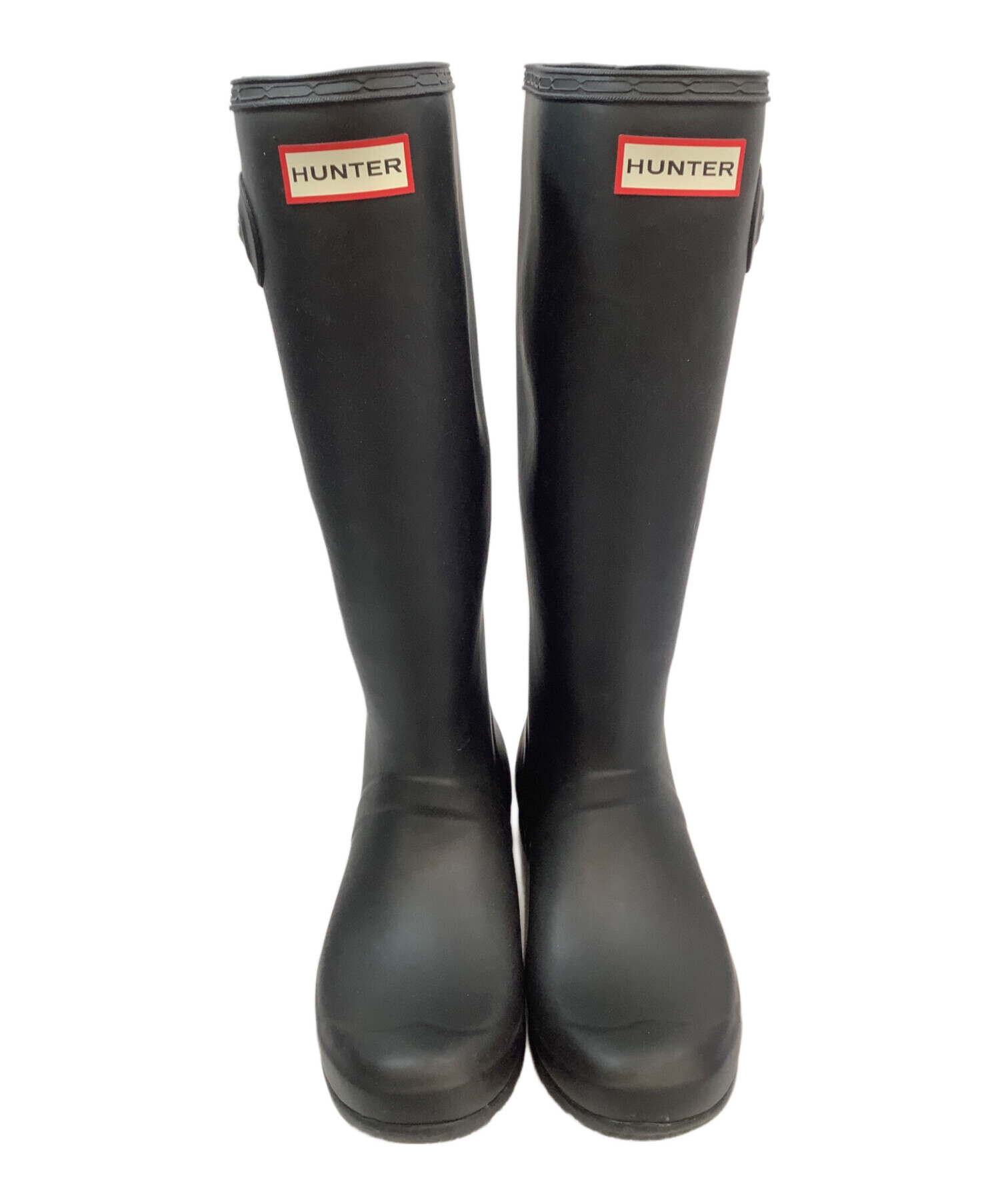 中古・古着通販】HUNTER (ハンター) レインブーツ ブラック サイズ