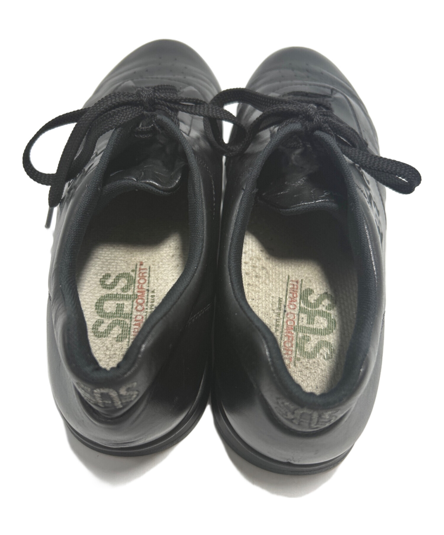 中古・古着通販】SAS (エスエーエス) レザースニーカー ブラック