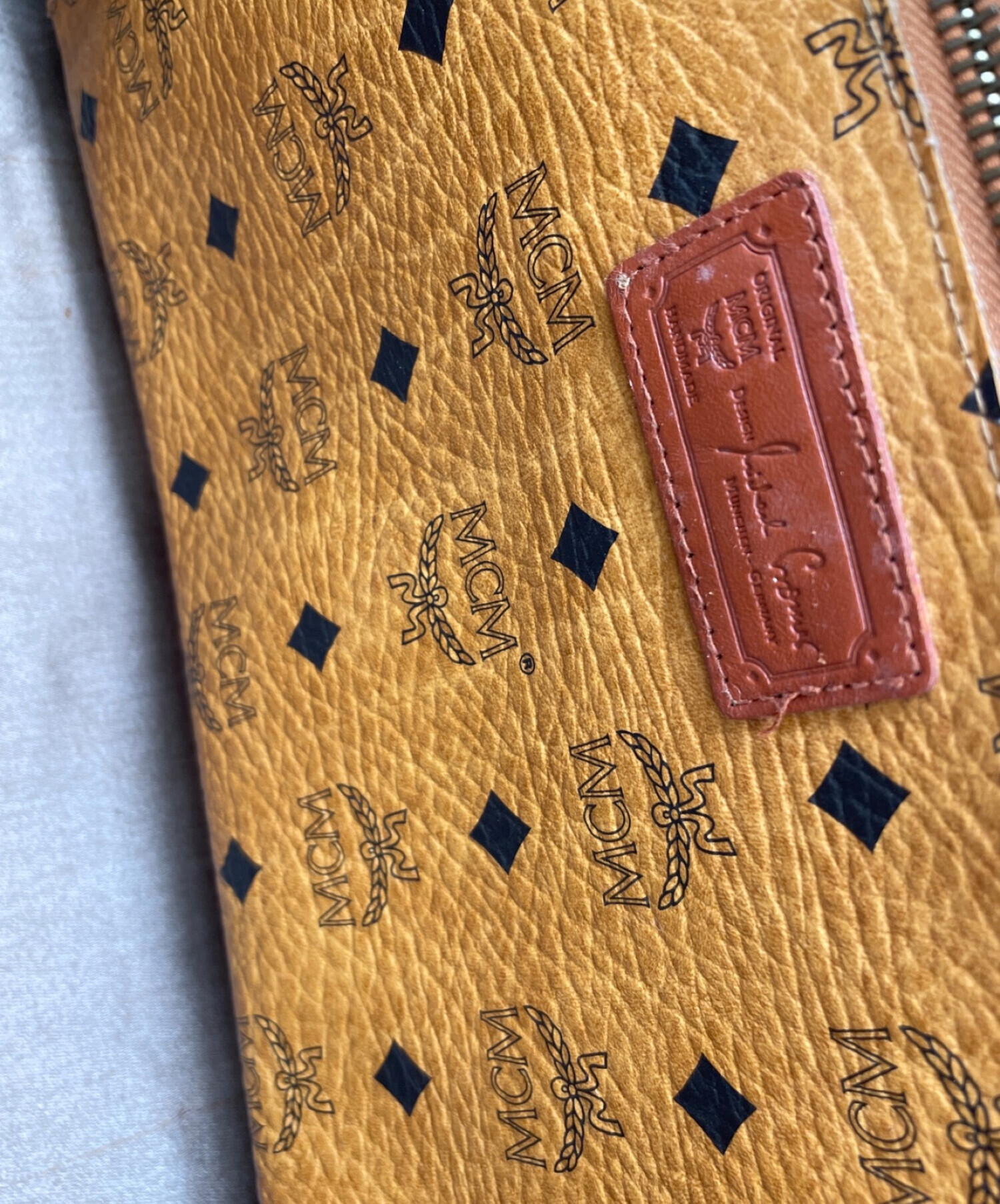中古・古着通販】MCM (エムシーエム) トートバッグ ブラウン｜ブランド