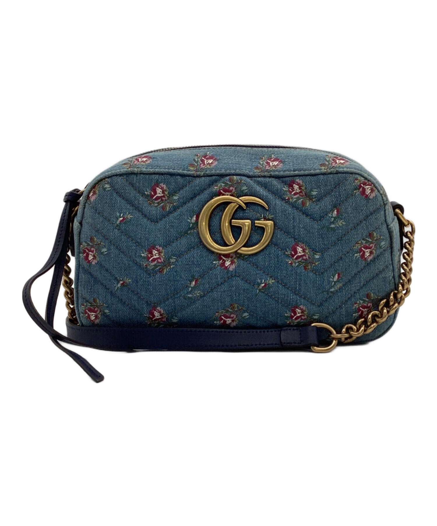 中古・古着通販】GUCCI (グッチ) GGマーモント デニム チェーン