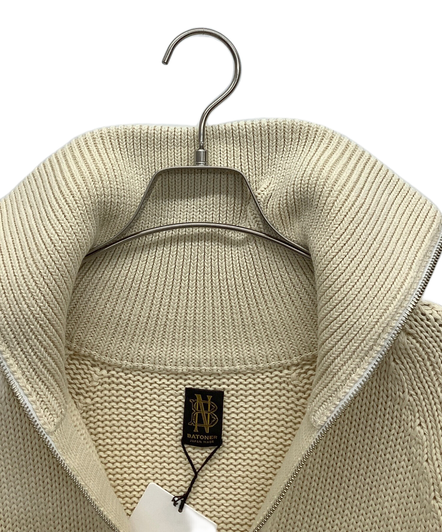 中古・古着通販】BATONER (バトナ―) L'ECHOPPE (レショップ) Half Zip