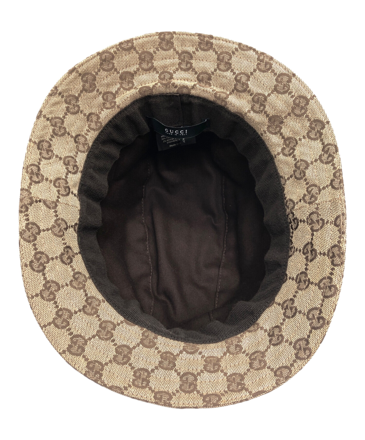 中古・古着通販】GUCCI (グッチ) GGキャンバス バケットハット